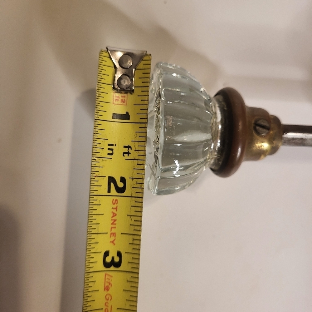 Vintage crystal door handle - Picture 7 of 7